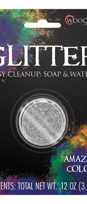 GLITTER SILVER 0.1 OZ CARDED
