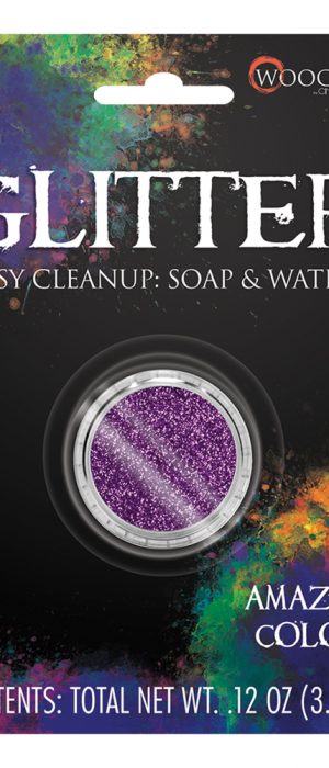 GLITTER PURPLE 0.1 OZ CARDED