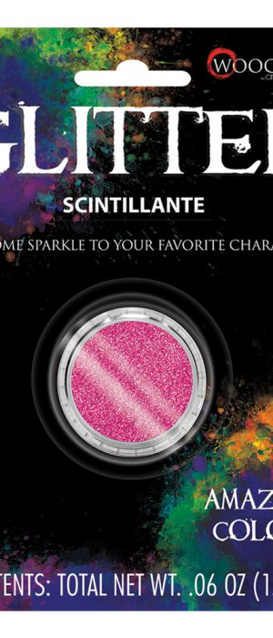 GLITTER HOT PINK 0.1 OZ CARDED