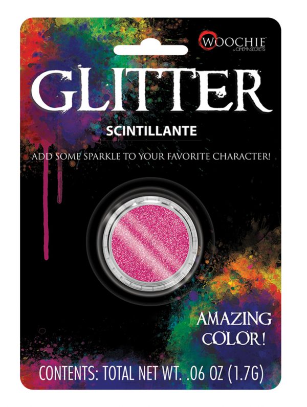 GLITTER HOT PINK 0.1 OZ CARDED