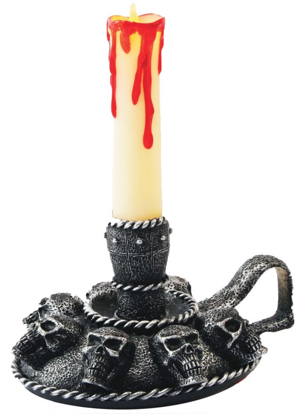 SKULL CANDLE HOLDER