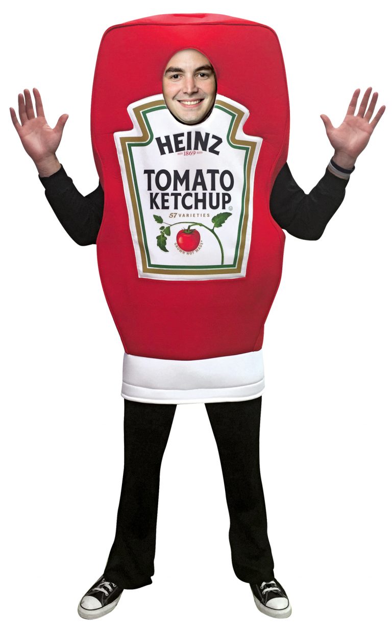 HEINZ KETCHUP SQUEEZE BOTTLE Costumes for Halloween, Kids, Adults