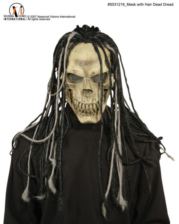 DEAD DREAD MASK W/HAIR
