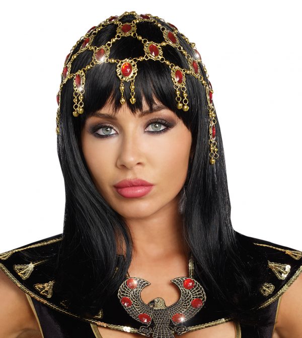 HEADPIECE DAZZLING GOLD/RUBY
