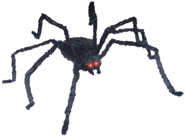 ANIMATED BLACK SPIDER 49 INCH